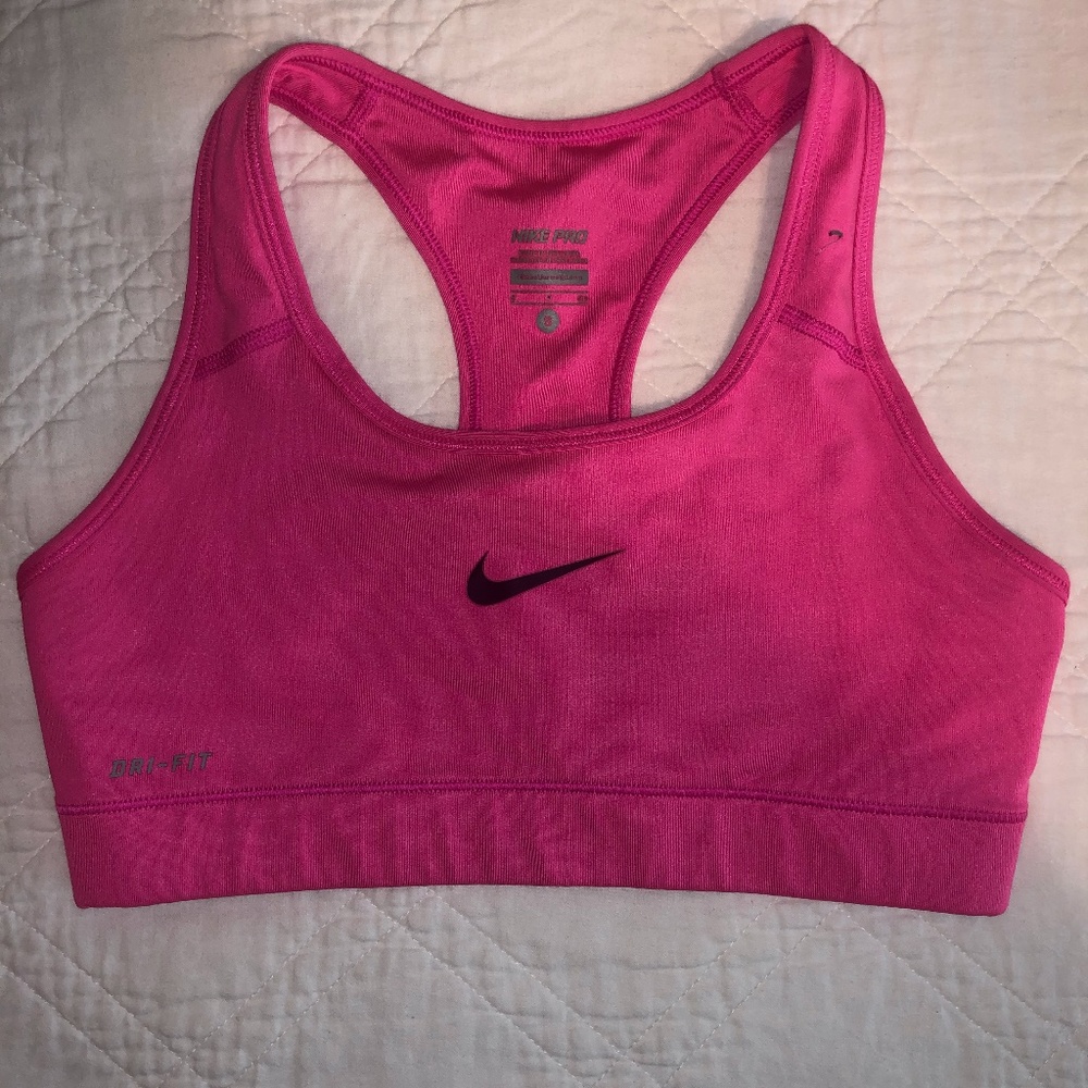 Pink Nike Sports bra